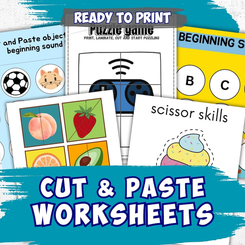 5000+ Preschool Pre-K + Kindergarten Learning Bundle, Activity Worksheets, Alphabet, Numbers, Shapes, Colors, Coloring pages, Do a Dot