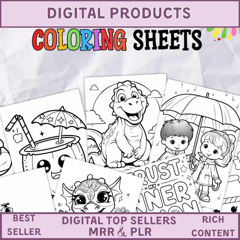 20,000+ Kids Learning Worksheets: Mega Bundle PLR MRR (Digital Download)