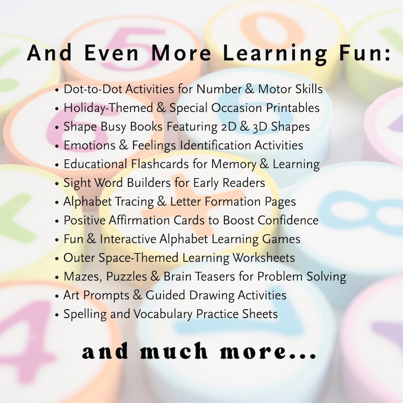 50,000+ Kids Educational Printables Bundle – Worksheets, Activities, Books & Materials | PLR MRR DFY Digital Product for Resale