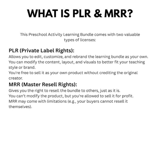 Kids Learning & Classroom Activities Bundle |Teachers Parents Worksheets For Kids | DFY Digital Product Bundle| PLR MRR Master Resell Rights