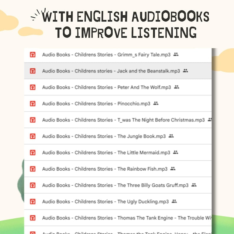 Complete English ESL Learning Material Bundle for Children ESL Materials | Worksheets, Audiobooks, Grammar | Teach Kids English Teacher